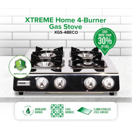 XTREME HOME Four Burner Gas Stove - XGS-4BECO