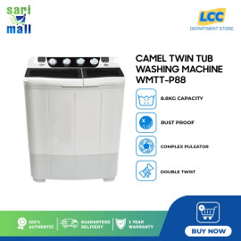 (LCC) Camel 8.8kg Twin Tub Washing Machine WMTT-P88 - 4257065