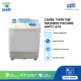 (LCC) Camel Washing Machine Twin Tub 7.5K WMTT-K75 3752837