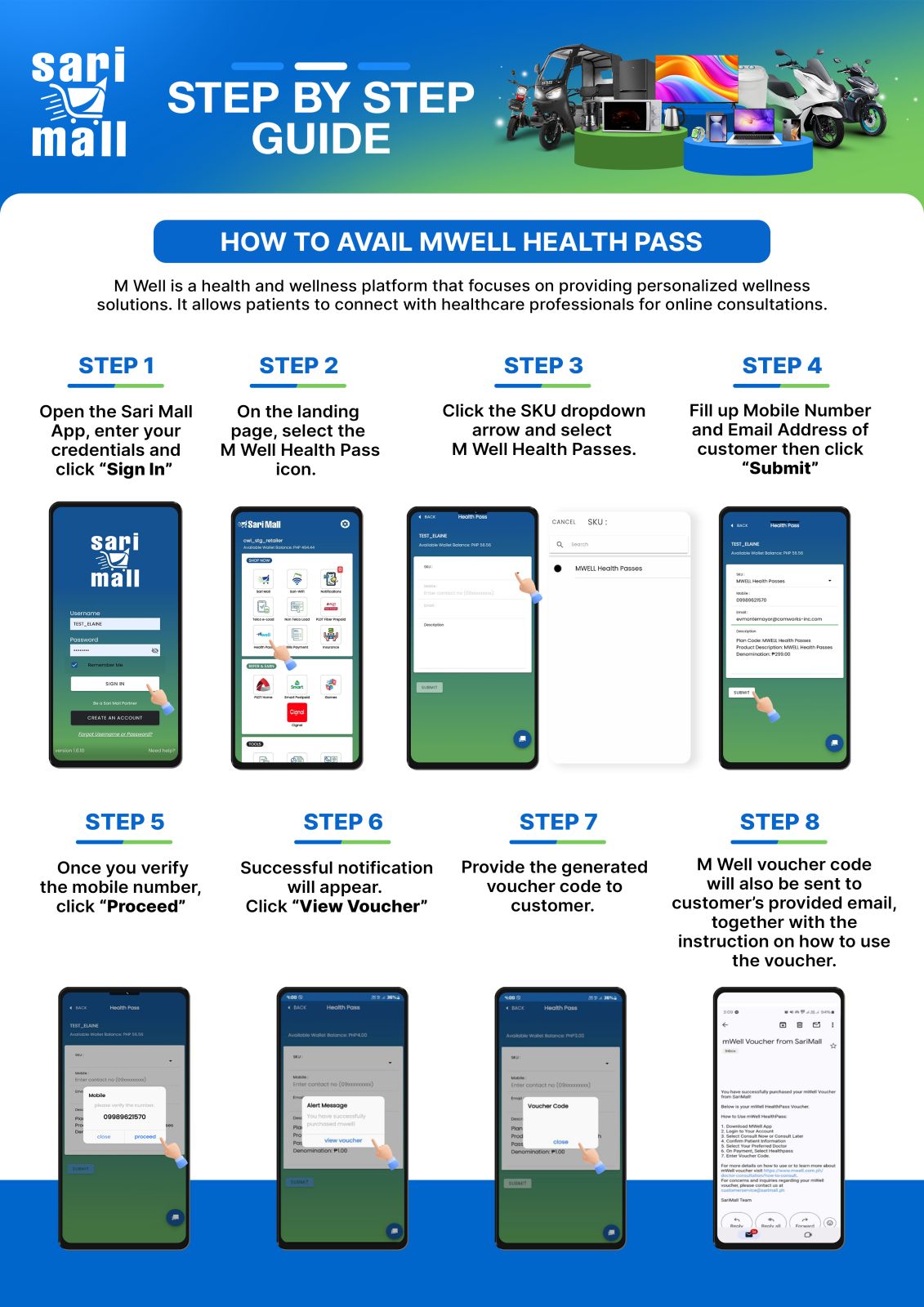 How to Avail M Well Health Pass
